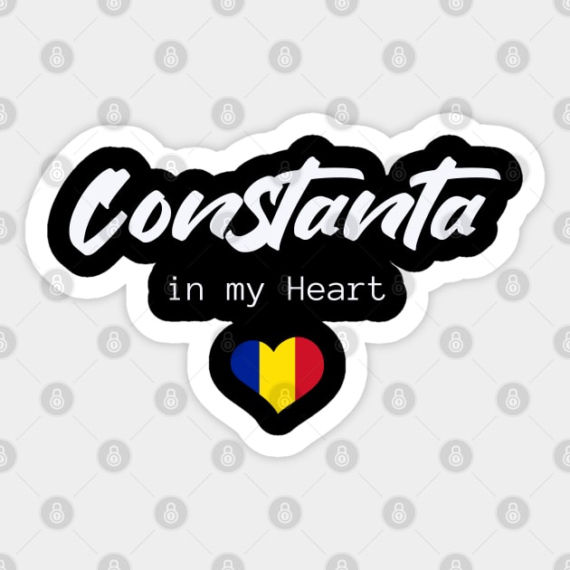 Constanta in my Heart Sticker by TigrArt